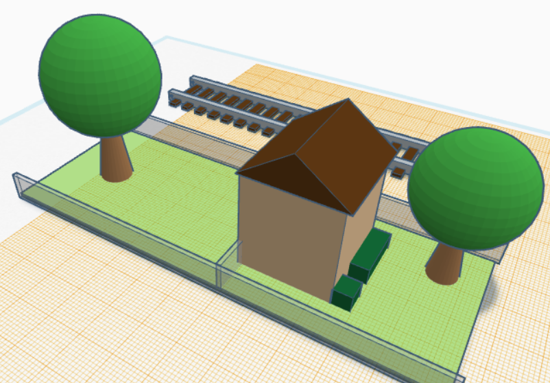 Some details are missing, but basically, this is our house.